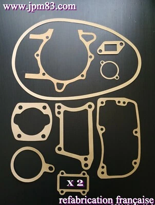 Monet Goyon 125 S6V moteur Villiers 10D T43 3 vitesses - pochette de joints - Imagen 1 de 2