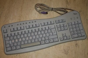 Fujitsu Siemens Keyboard PS/2 Tastatur Grau KBPC MF D - Bild 1 von 3