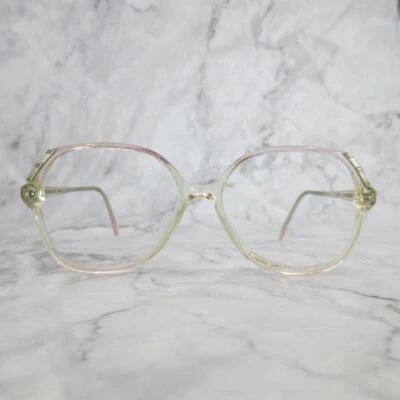 Marchon Kayla Azul Rosa Anteojos Cuadrados Rosa Verde Borde Completo Marcos 53-15-135 Foto 1 de 4