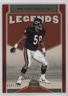 2022 Panini Legacy Legends Red /299 Mike Singletary #123 HOF - Image 1 of 2