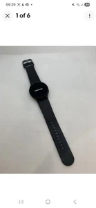 Samsung Galaxy Smart Watch 4 Black 40mm Model SM-R865 Gorilla Glass M/L Strap  - Photo 1 sur 7