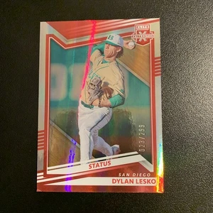 2022 Panini Elite Extra Edition Status Red /299 Dylan Lesko #15 - Picture 1 of 4