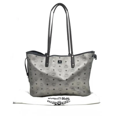 Bolso de Mano $770 MCM Plateado Metálico Liz Reversible Foto 1 de 4