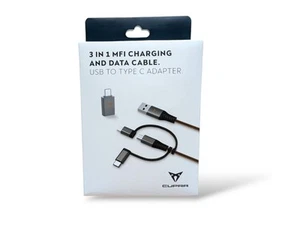 Genuine Universal Cupra 3 in 1 charging cable for iPhone And android - Zdjęcie 1 z 6