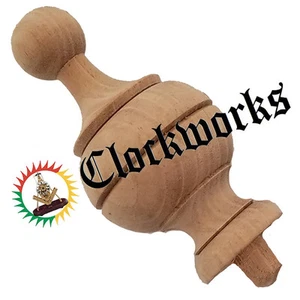 Solid Wood Clock Finial 3 1/2-89mm tall - Picture 1 of 1