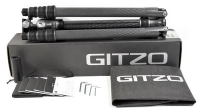 Gitzo GT2545T Traveler Series 2 4-Section Carbon Fiber Tripod with GH1382QD Cent - Image 1 of 4