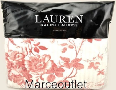 Ralph Lauren Home Annie KING Duvet Cover & STANDARD Shams Set Red - Image 1 of 4