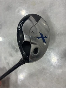 Callaway X 4 Hybrid 24 Degrees Regular Flex Mid Kick Mid Torque - Picture 1 of 5
