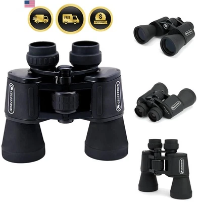 Binoculars 10x50 Porro Prism Water Resistant Bird Watching Wildlife Hunting S... - Image 1 of 4