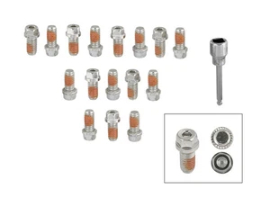 Mr. Gasket 2231G Headlock Locking Header Bolts - 3/8-16 x 3/4 Inch - Set of 16 - Picture 1 of 4