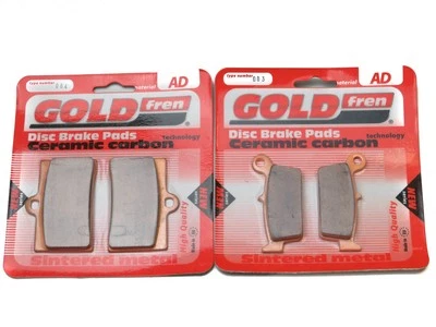 Pastillas de freno delanteras y traseras para gas-gas SM 400 FSE (2T) 2001-2002 Foto 1 de 3