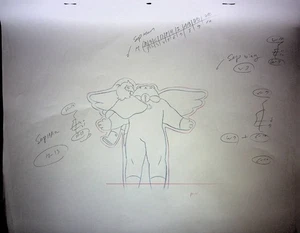 Bee and PuppyCat 2013 Hand Drawn 13X17 Production Pencil Frederator Studios #WW - Picture 1 of 2