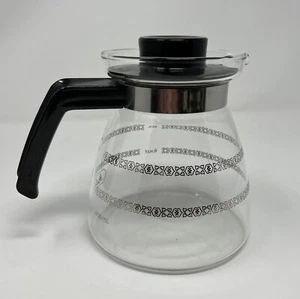 Vintage Melitta Coffee Pot Corning 6 Cup Glass Carafe With Lid - Picture 1 of 5