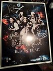 Ice Earth Black Flag 2018 Signed Limited Edition Tour Poster 176/350 18x24 Inch
