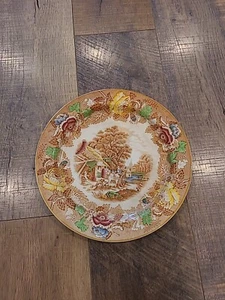 Vintage Wood & Sons Enoch Woods Ware English Scenery 10” Dinner Plate - Picture 1 of 5