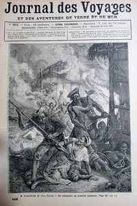 JOURNAL DES VOYAGES N° 259 de 1882 INDOCHINE AYMONNIER TRIBUS SAUVAGES LES CHAMS - Picture 1 of 1