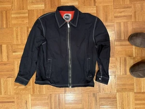 Men’s Mostbestos Jacket Large - Navy Blue Red Inside -l - Picture 1 of 6