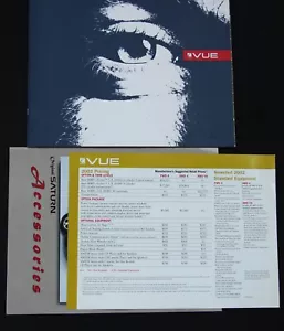2002 Saturn VUE SUV Sales Brochure, Pricing & Accessories Free Shipping - Bild 1 von 1