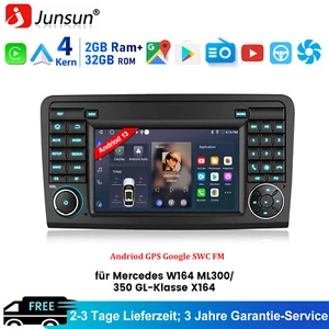 CARPLAY Für Mercedes Benz W164 GL320 ML350 X164 Autoradio Android 14 DSP GPS Nav - Bild 1 von 18