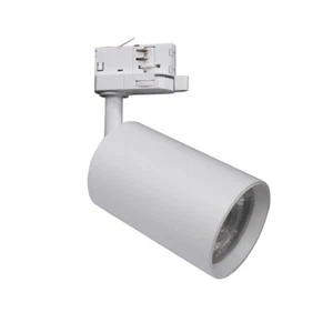 FARETTO LED A BINARIO TRIFASE 30W 220V BIANCO LUCE SWITCH 3000K-4200K-6400K - Foto 1 di 7