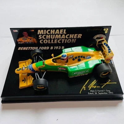 1/43 MINICHAMPS MICHAEL SCHUMACHER BENETTON FORD B192 1st WIN SPA BELGIUM 1992 - Image 1 of 3