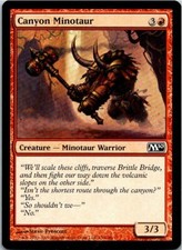 Canyon Minotaur Magic The Gathering 2010 Card Light Play X1
