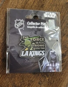 2023-24 PIN ESMALTE WINCRAFT LOS ANGELES KINGS STAR WARS YODA FORCE IS STRONG - Imagen 1 de 1