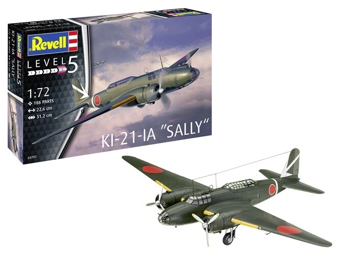 Revell 03797 - 1/72 Ki-21-La Sally - Nuovo - Immagine 1 di 1