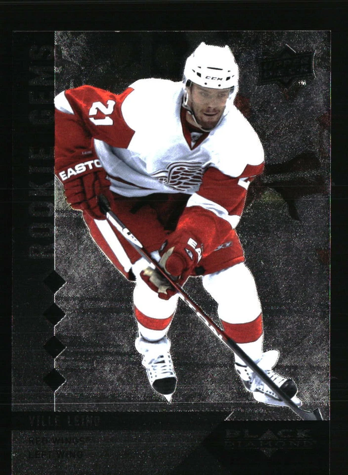 Ville Leino 2009 Upper Deck Black Diamond #215  RC Hockey Card - Image 1 of 2