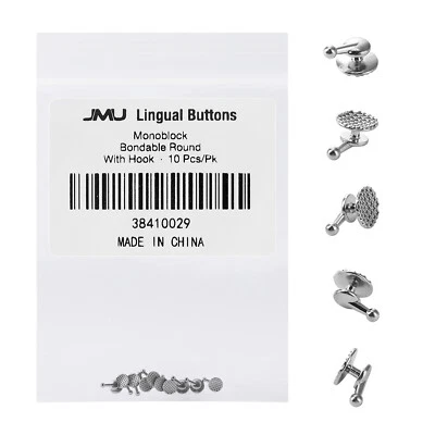 Dental Bondable Round Lingual Buttons Button Chains Orthodontic Attachments - Image 1 of 2
