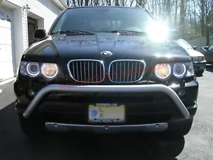 for BMW E53 X5 2000-03 headlight Switchback LED halo ring angel eye turn signal - Picture 1 of 18