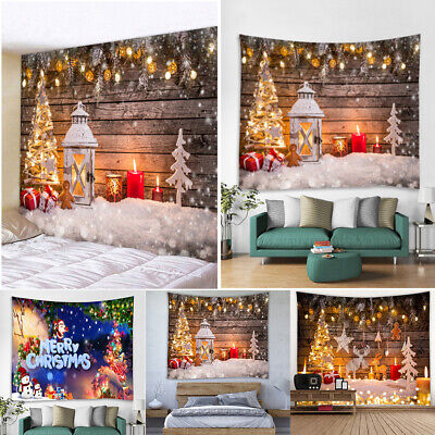 Christmas Large Wall Tapestry Hanging Cloth Living Room Bedroom Decor 130/200cm • 9.95£