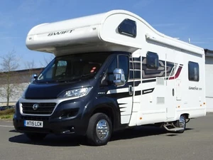 2015 FIAT 2.3 SWIFT LIFESTYLE 686 BLACK EDITION MOTORHOME 6 BERTH 6 BELT 3500kg - Picture 1 of 23