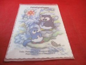 Pata Pata Peppy Owl Japanese Pencil Board Display Sheet Pata Pata Peppy Tam Lily - Picture 1 of 2