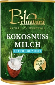 Bio rinatura Kokosnussmilch fettreduziert, 400ml - Bild 1 von 1