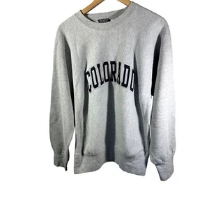 MV SPORT Unisex Colorado Pro-Weave Langarm Sweatshirt Grau Größe Small - Bild 1 von 9
