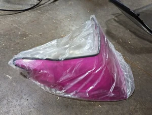 17 18 19 20 21 22 Arctic Cat Yamaha Low Windshield 6 inch Height Pink NEW - Bild 1 von 3