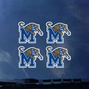 Memphis Tigers Transfer Decals - Set of 4 - Picture 1 of 1