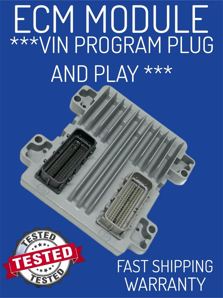 07-08 凯迪拉克 ESCALADE 6.2L 发动机计算机控制模块 ECU ECM 原始设备制造商 12614085 — 第 1/1 张图片