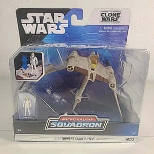 Star Wars Jazwares Micro Galaxy Squadron The Clone Wars Clone Wars Clone Pilot  - Foto 1 di 9