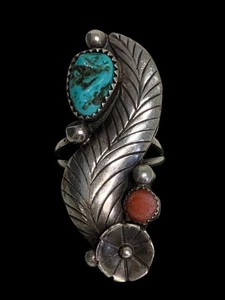 Native American Turquoise ring  Size:7 (SH3031047) - Picture 1 of 4