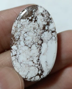 Wild Horse Jasper Cabochon Natural Brown Oval Gemstone Magnesite 30X19X5 MM - Picture 1 of 6