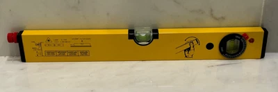 Stabila 02284 70-60 Single Plumb Spirit Level 2 Vial 60Cm Type 70, Yellow/Black - Image 1 of 2