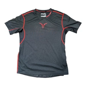 Bauer Dk Gray Hockey Fit Short Sleeve Shirt Top Girls Size M - Picture 1 of 5