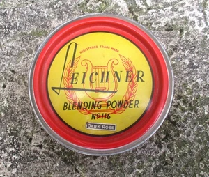 Vintage Tin of Leichner Stage Make up Blending Powder No. 116 - Dark Rose - Picture 1 of 6