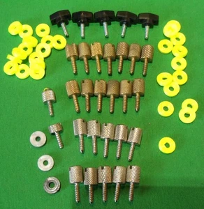 Genuine Scalextric Case Thumb Screws & Spacers For Crystal Cases & Boxes x30 - Picture 1 of 3