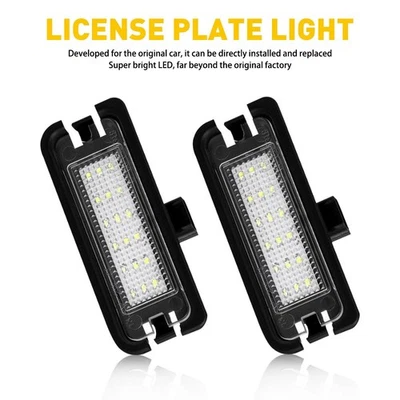 Luz LED blanca de matrícula para Ford Mustang Shelby GT350/GT350R/GT500 2015-21 Foto 1 de 4