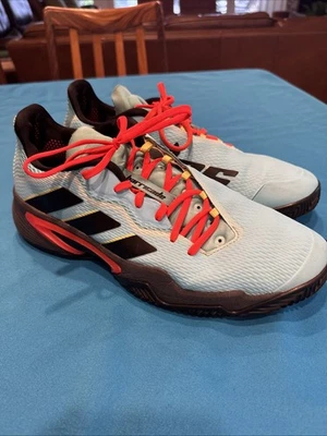 Adidas Barricade Shoes Blue Black Tennis Sneaker Men’s US Size 11.5 Nice - Image 1 of 4