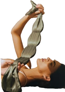 Nodpod Silk Sleep Mask Gentle Pressure Mulberry Silk Velvet Polyester Weighted - Picture 1 of 4