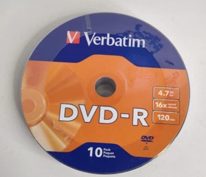 Verbatim 97901 DVD-R 4,7 GB 16X 10er-Pack Neu Versiegelt - Bild 1 von 2